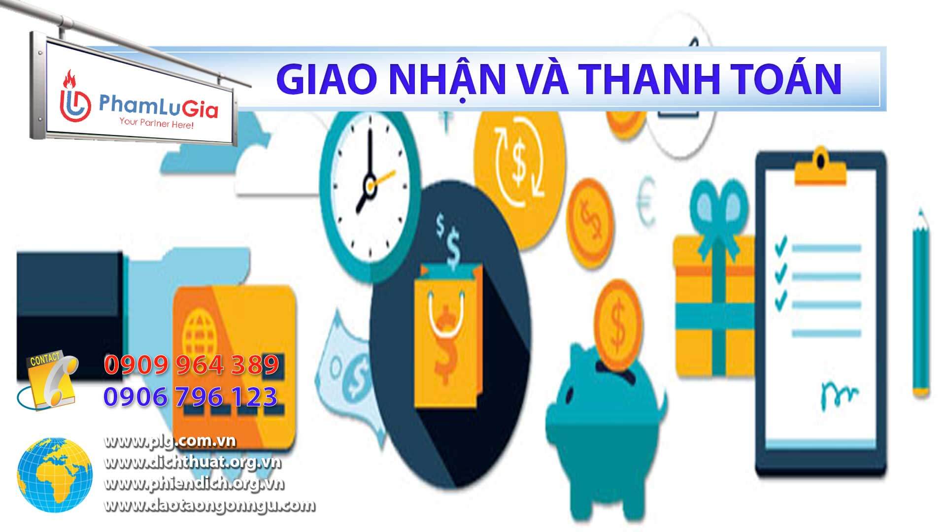 Giao nhận và thanh toán