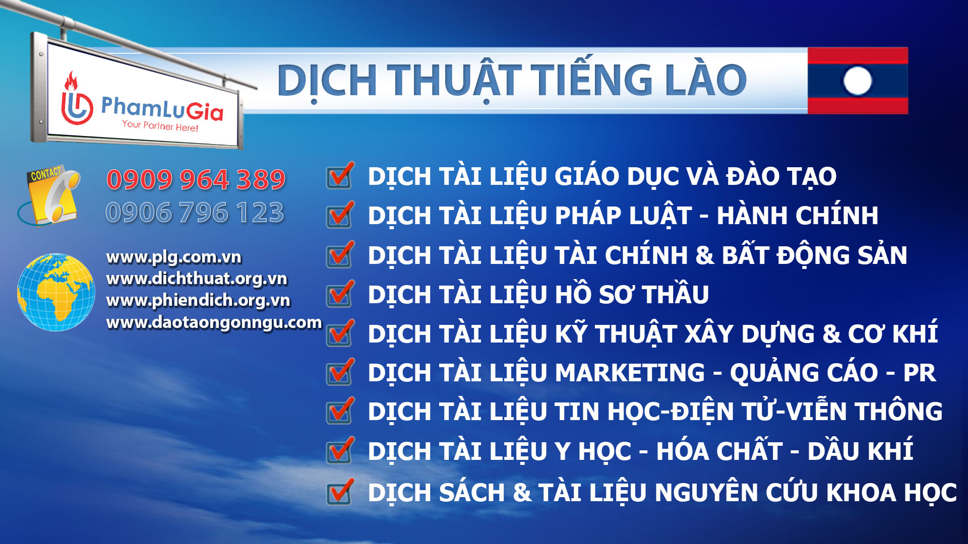 Dịch thuật tiếng Lào chuyên ngành