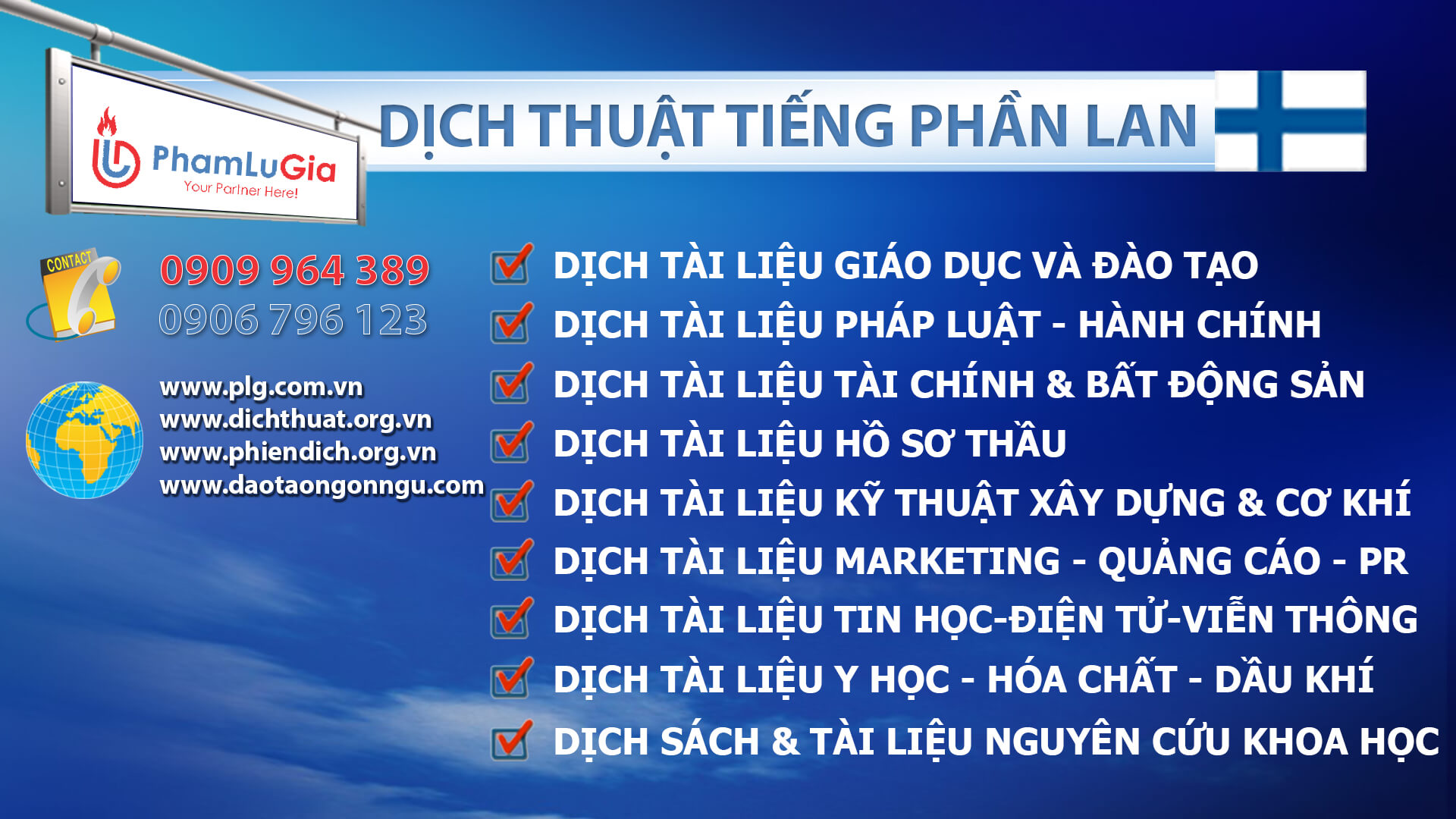 Dịch thuật tiếng Phần Lan chuẩn nhất