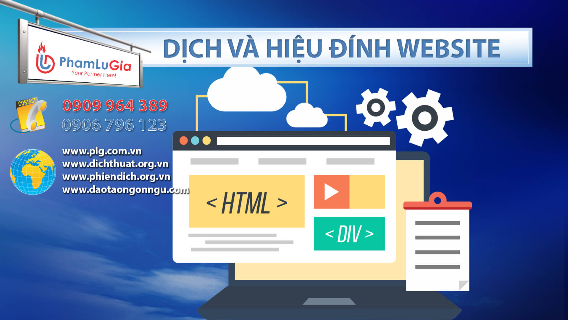 Dịch và hiệu đính website