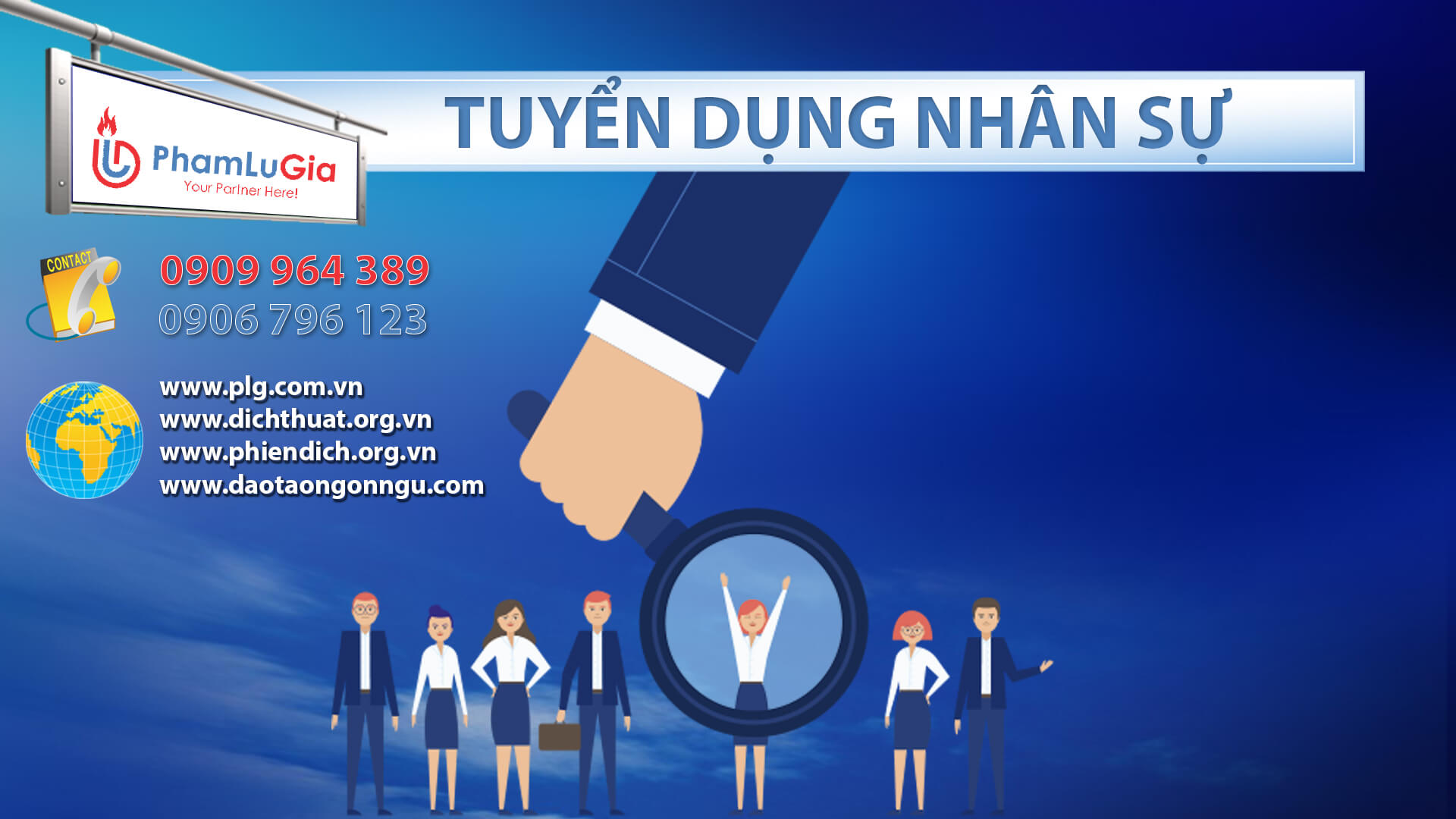 Tuyển dụng nhân sự dịch thuật PLG